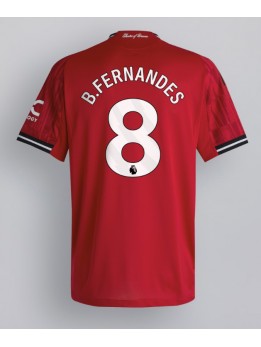 Manchester United Bruno Fernandes #8 Replika Hemmakläder 2025-26 Kortärmad